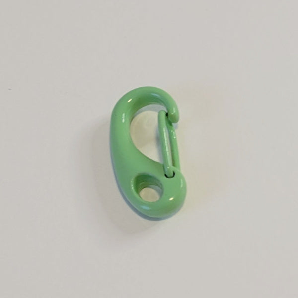 Apple Green Mini Metal Carabiner Clip, 25x12mm