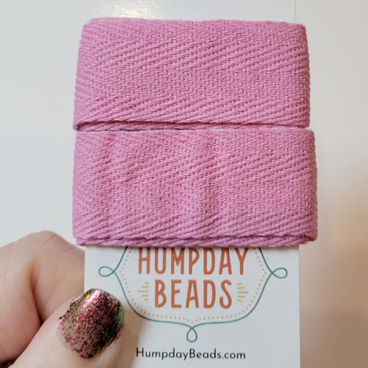 Iced Berries Hand Dyed Cotton Twill Tape, 1 Inch