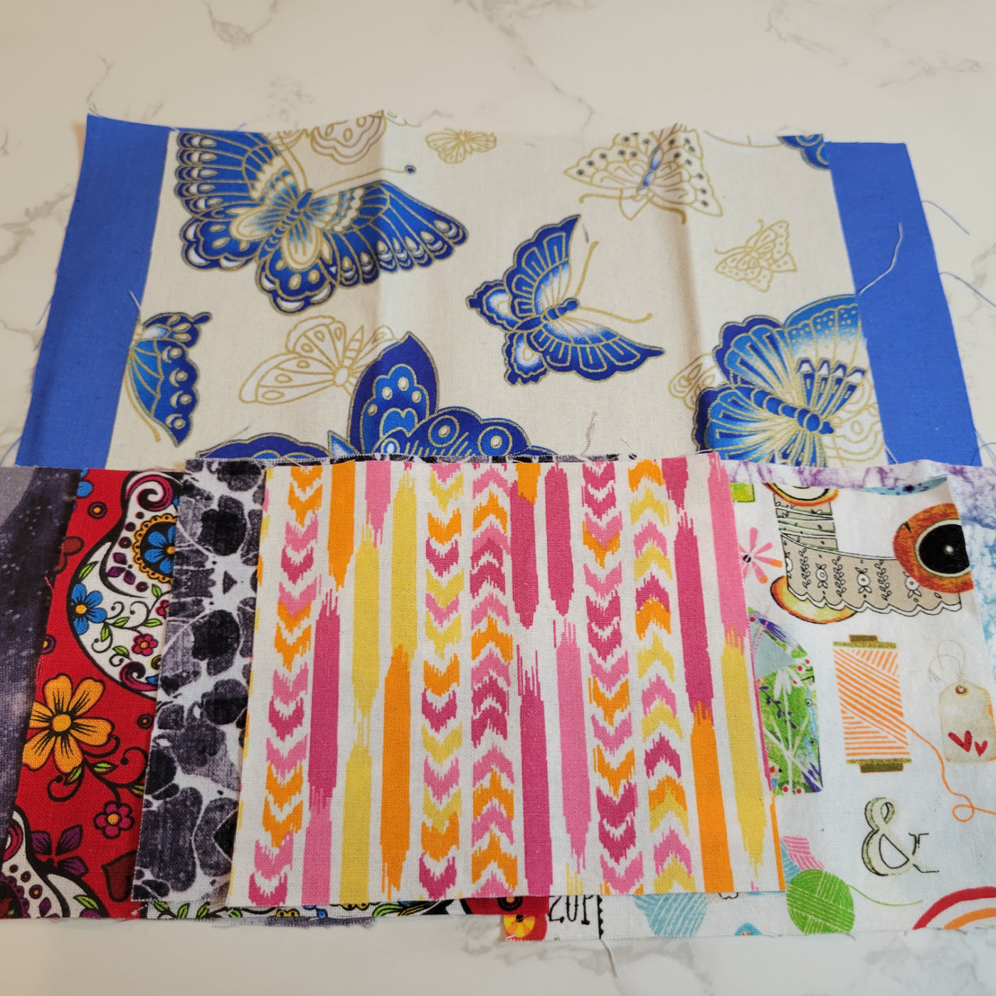 Slow Stitch Fabric Embellishment Kit Sampler Pack #5