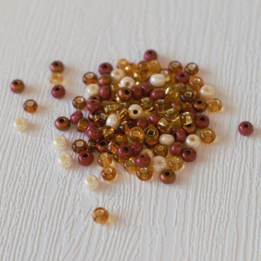Preciosa Czech Glass Seed Beads 6/0 - Cornucopia - Humpday Beads